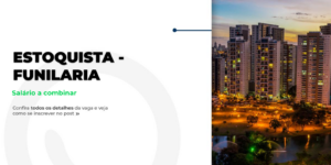 Vaga para Estoquista em Goiânia!