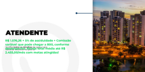 Vaga de Atendente em Doceria – Goiânia