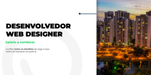 Vaga para Desenvolvedor Web em Goiânia!