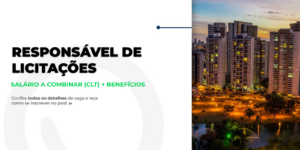 Vaga: Responsável por Licitações em Goiânia