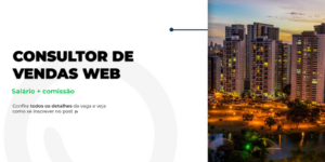 Vaga para Consultor de Vendas em Goiânia