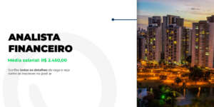 Oportunidade: Analista Financeiro Marista