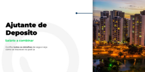 Vaga: Ajutante de Depósito em Goiânia