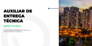 Vaga para Auxiliar de Entrega em Goiânia