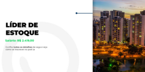 Vaga para Líder de Estoque em Goiânia